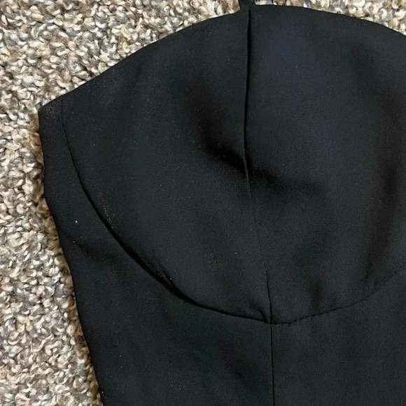 Pinky Jumpsuit black&cream print spaghetti strap sleeveless polyester size small - Picture 12 of 12